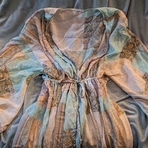 Patchwork Print Chemise